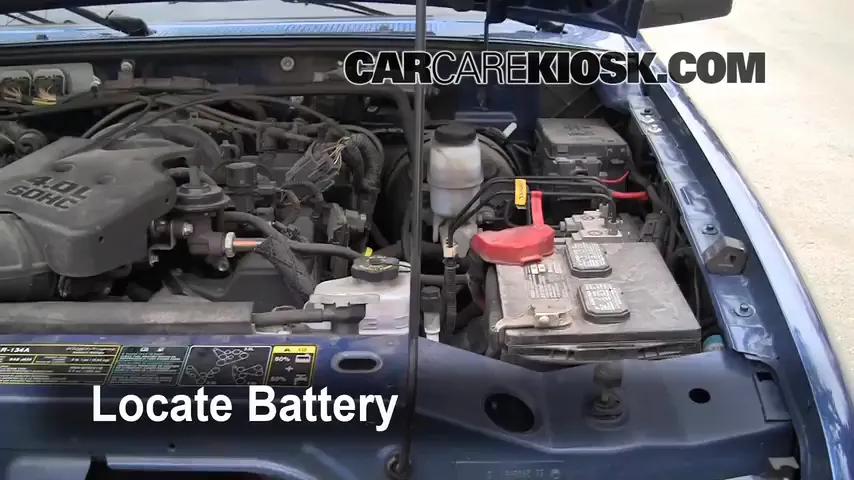 2007 Ford Ranger FX4 4.0L V6 (4 Door) Battery Replace